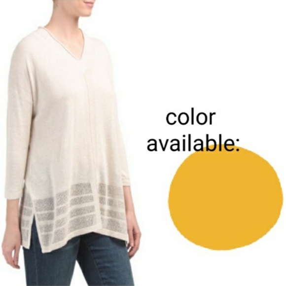 ● Rachel Zoe | Linen Blend Tunic Top - Picture 13 of 13